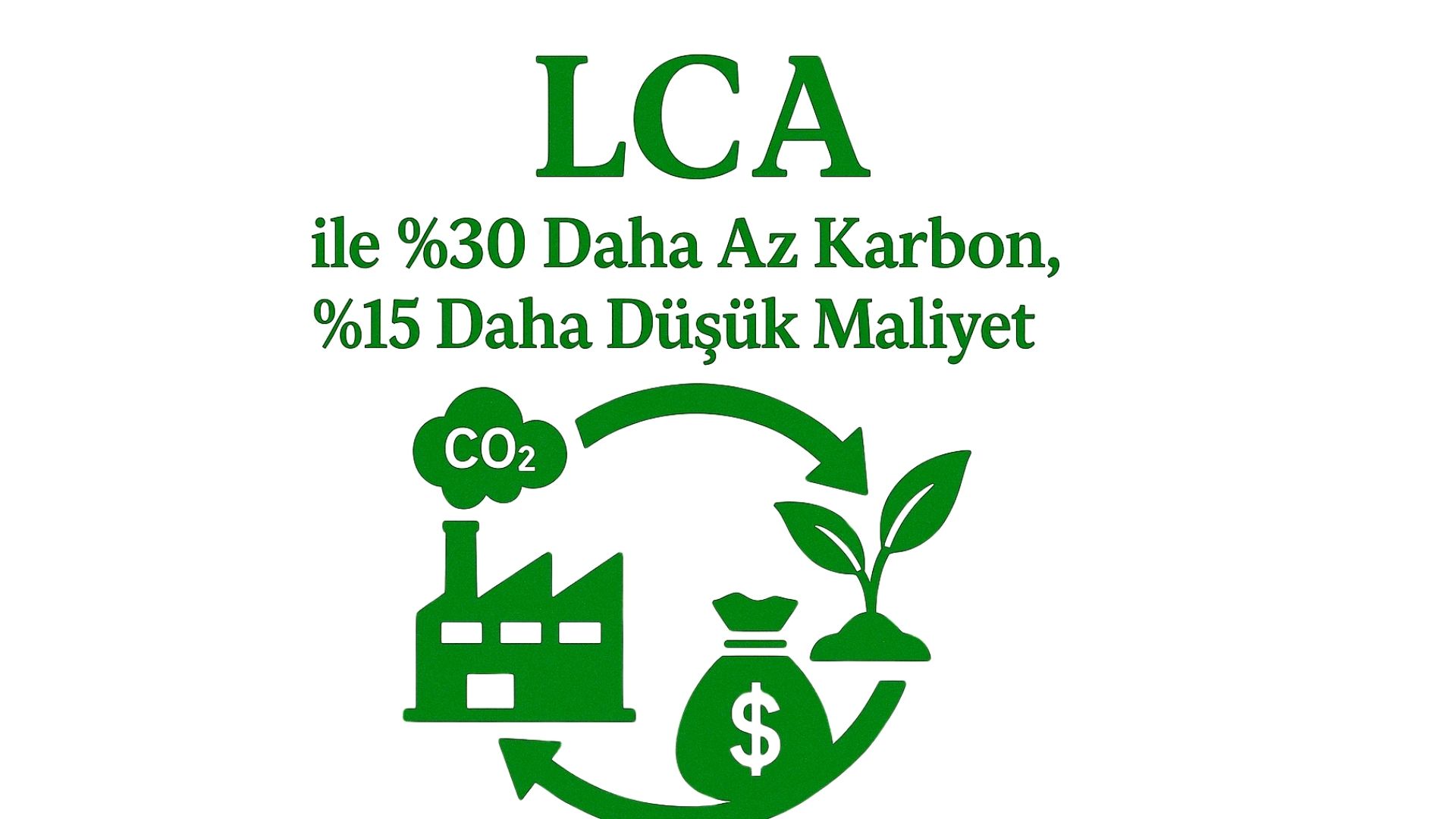 LCA ile Karbon Salımında %30’a, Maliyette %15’e Varan Azalma